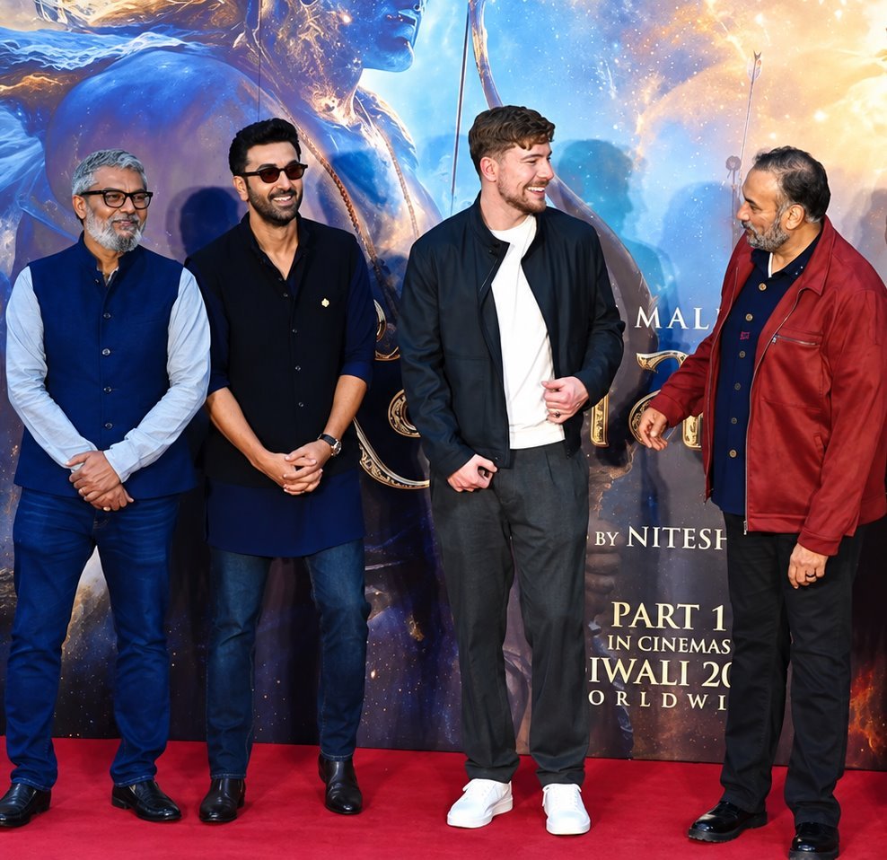 MrBeast और Ranbir Kapoor Ramayana इवेंट में