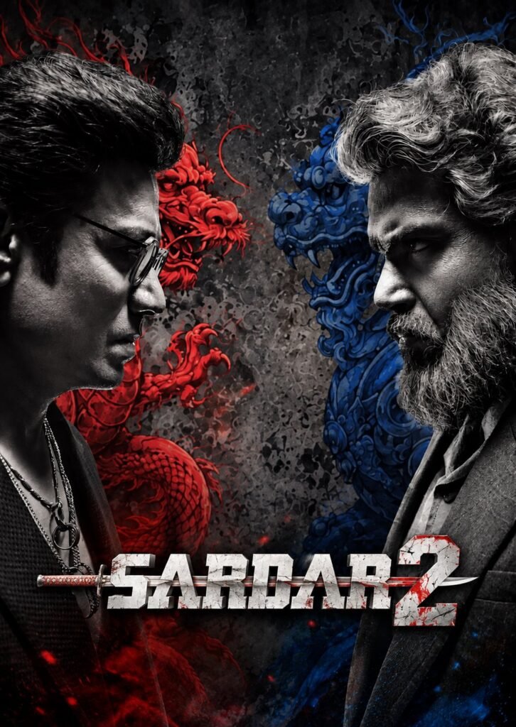 Sardar 2 OTT Release poster में Karthi और S J Suryah
