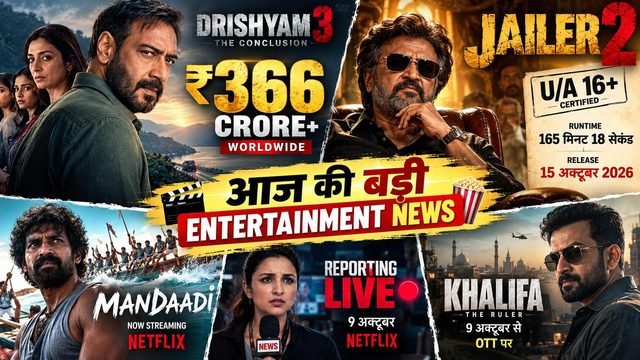 Jailer 2 का certificate, Drishyam 3 की कमाई और OTT updates