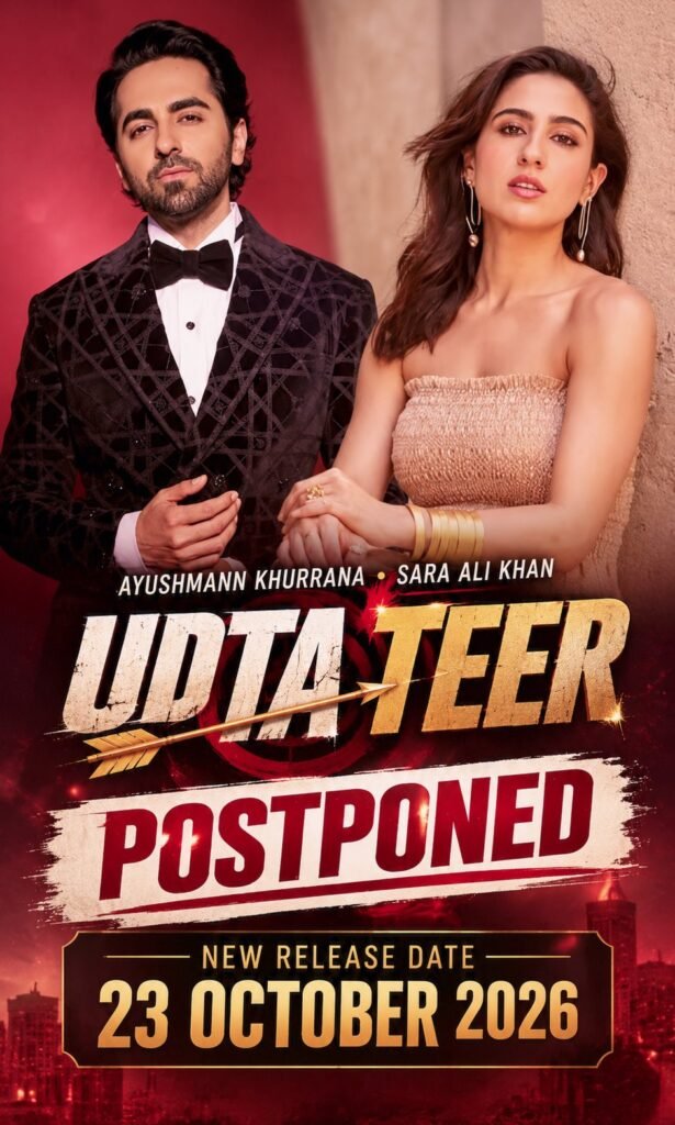 Udta Teer में Ayushmann Khurrana और Sara Ali Khan का official promotional still